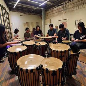 oficina de percussão