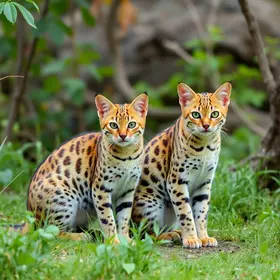 gatos silvestres em risco de extinção
