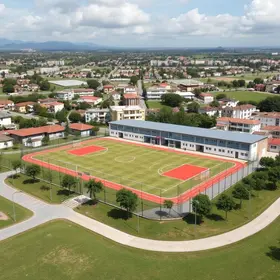 obras do Centro Esportivo Comunitário