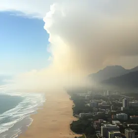 nuvem de poeira