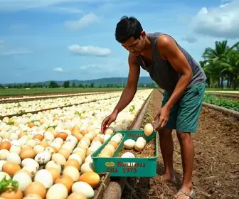 produção de ovos na Bahia