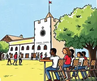 votação no Grupo Escolar Carmosina